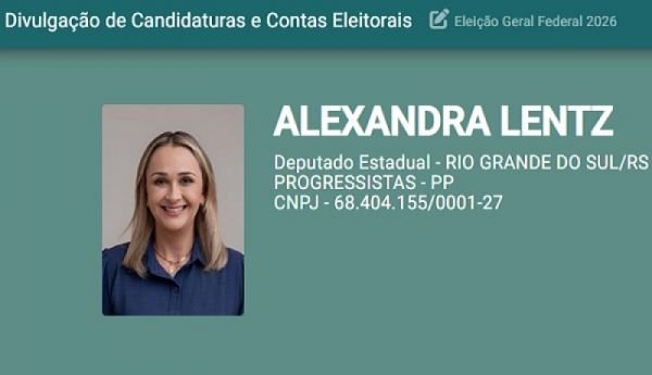 Candidata com domicílio eleitoral em Ijuí à Assembleia Legislativa apresenta contas parciais