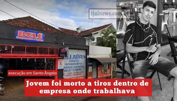 Jovem de 20 anos é executado a tiros dentro da empresa na qual trabalhava, em Santo Ângelo